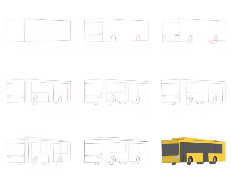 Bus idea (30) Drawing Ideas