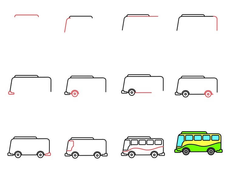 Bus idea (31) Drawing Ideas