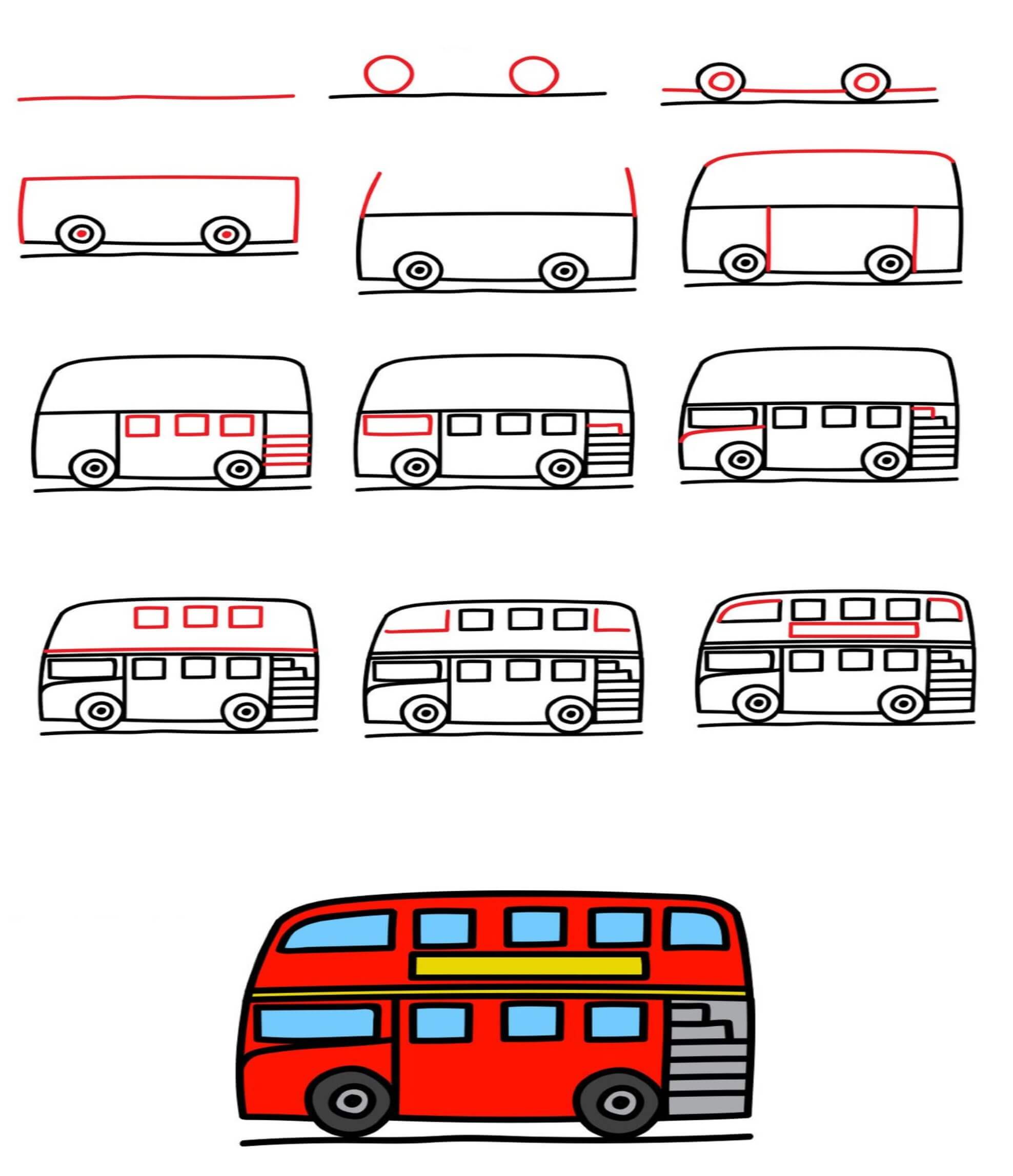 Bus idea (36) Drawing Ideas