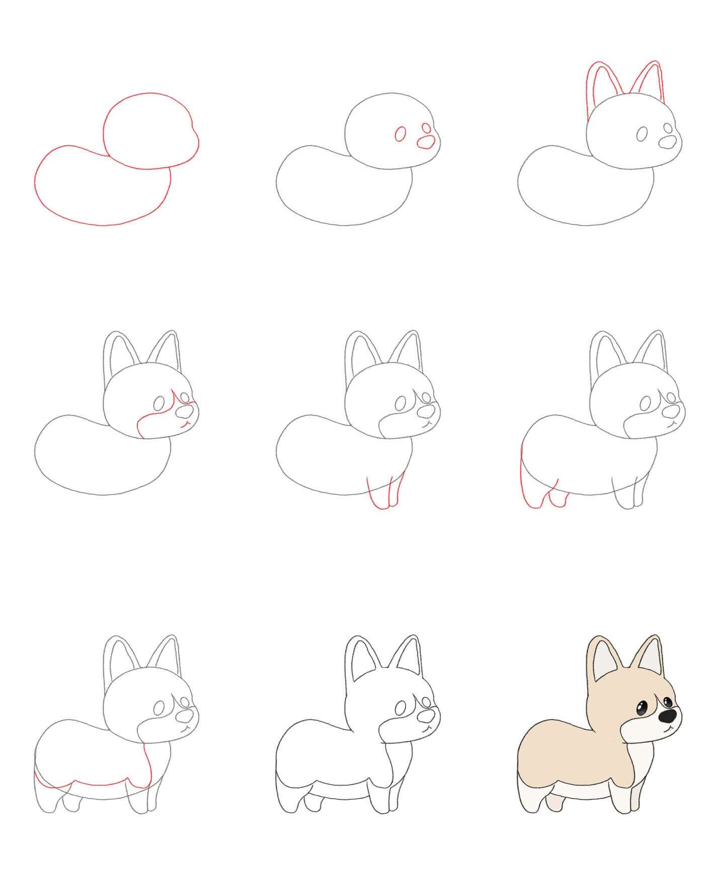 Corgi idea (11) Drawing Ideas