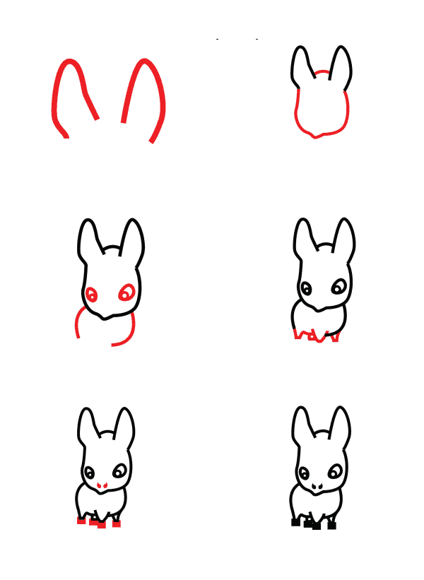 How to draw Cute donkey