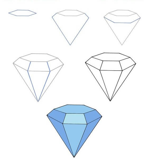 Diamond idea (11) Drawing Ideas