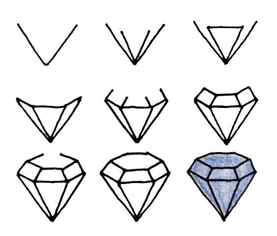 Diamond idea (2) Drawing Ideas