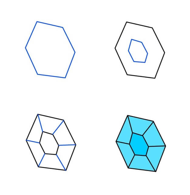 How to draw Diamond idea (28)