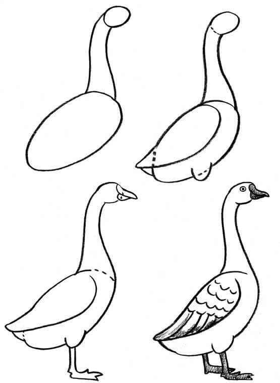 Goose idea (7) Drawing Ideas