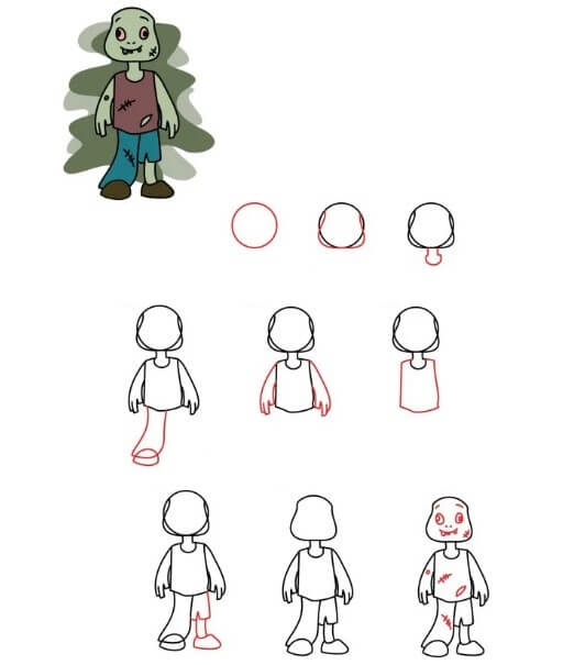 How to draw Halloween characters (3)