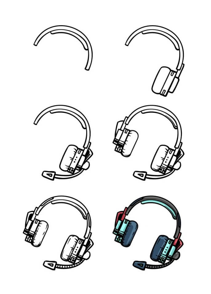 Headphones idea (5) Drawing Ideas