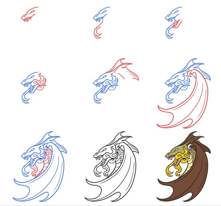 Oriental dragon ideas (22) Drawing Ideas