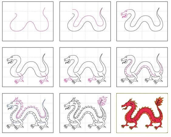 Oriental dragon ideas (6) Drawing Ideas