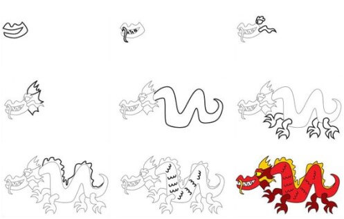 Oriental dragon ideas (7) Drawing Ideas