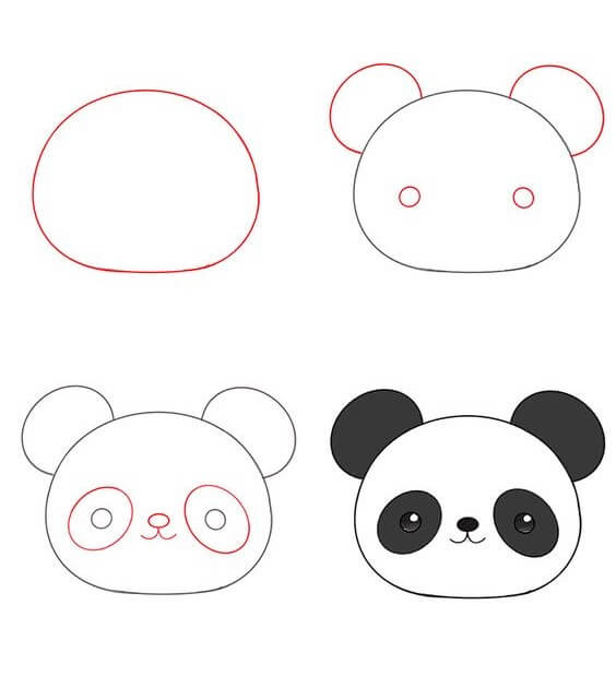 Panda bear idea (1) Drawing Ideas