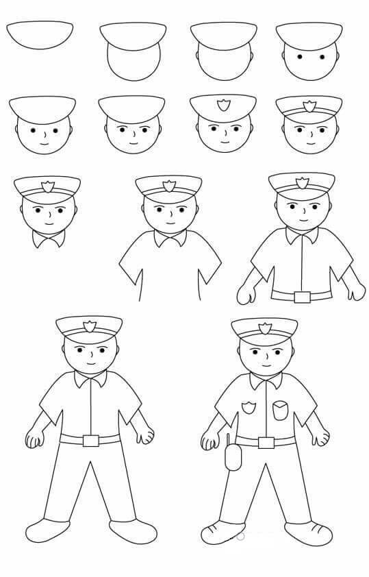 Police idea (1) Drawing Ideas