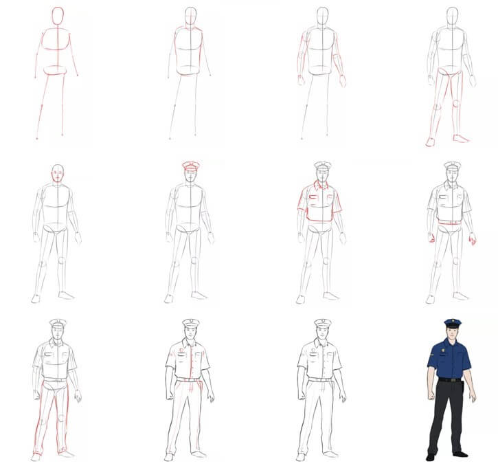 Police idea (10) Drawing Ideas