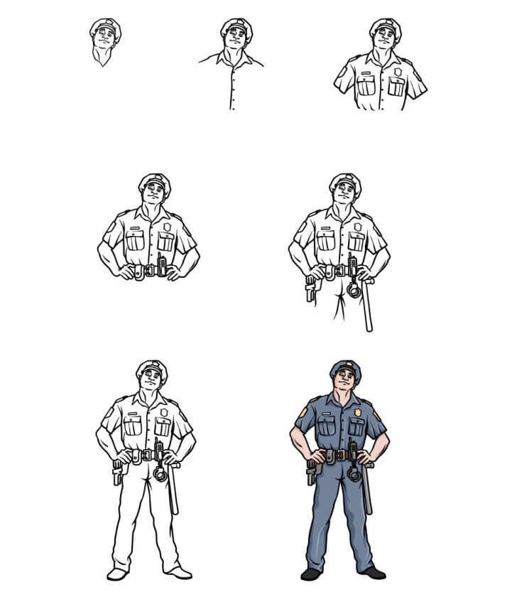 Police idea (7) Drawing Ideas