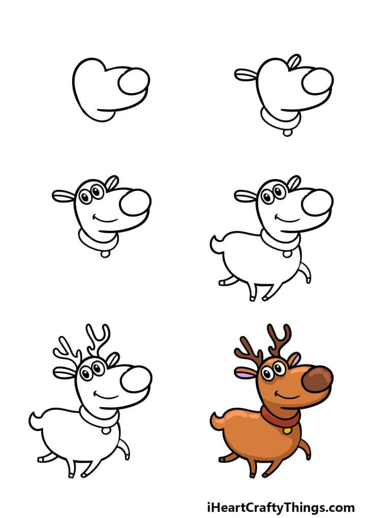 Reindeer 8 Drawing Ideas