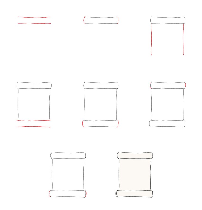 Scroll idea (6) Drawing Ideas