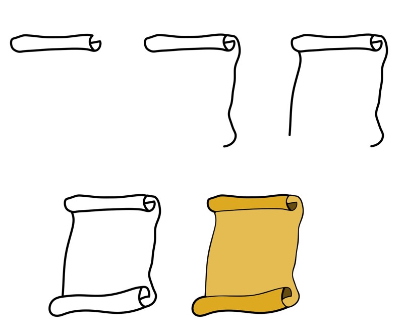 Scroll idea (8) Drawing Ideas