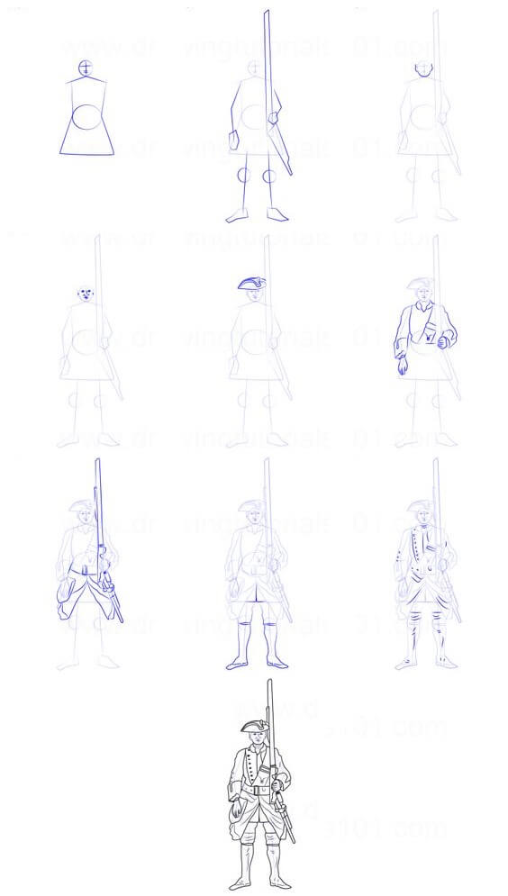 Soldier idea (1) Drawing Ideas