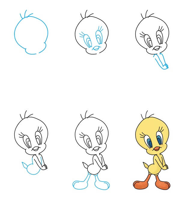 Tweey bird (12) Drawing Ideas