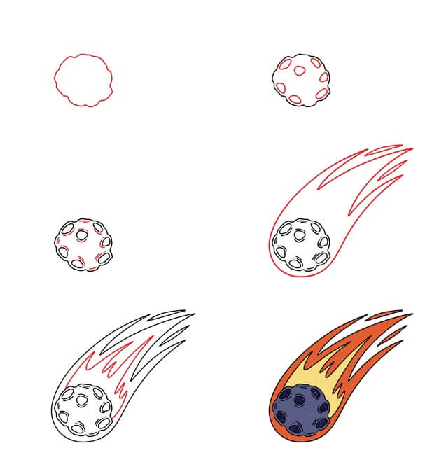 How to draw Comet idea (11)