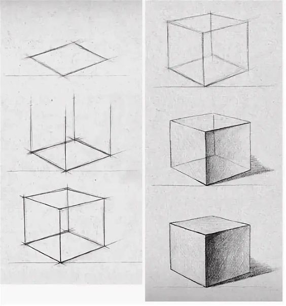 How to draw Cube idea (10)