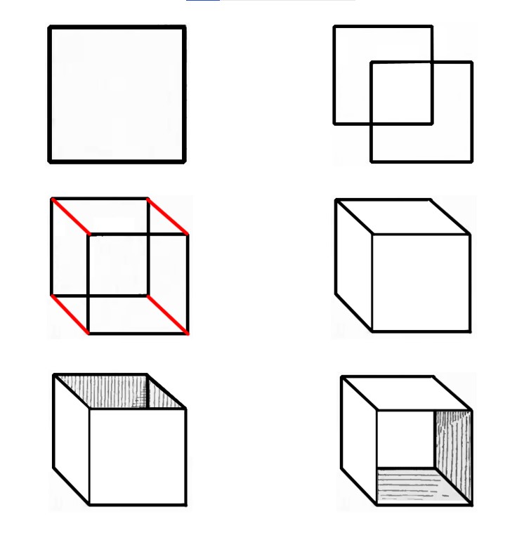 How to draw Cube idea (14)