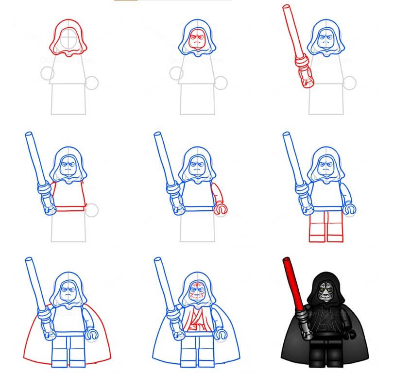 How to draw Darth vader idea (14)