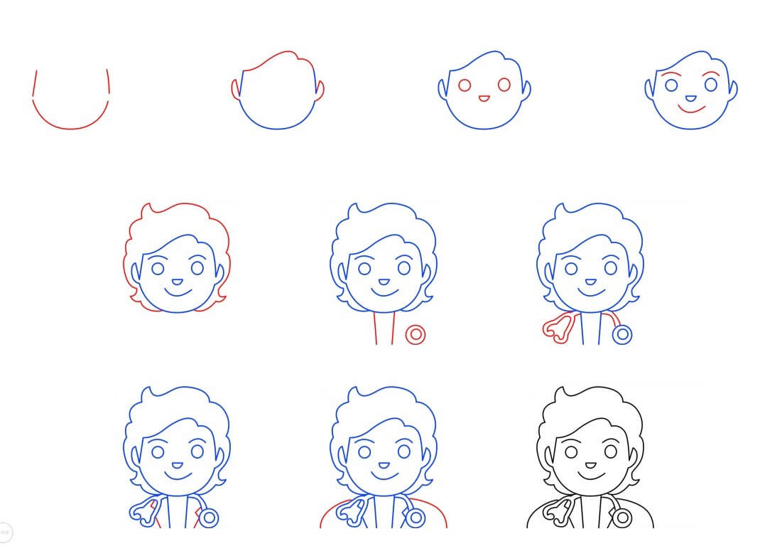 How to draw Doctor idea (15)