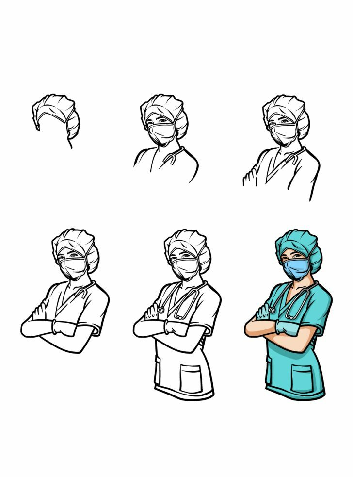 How to draw Doctor idea (17)