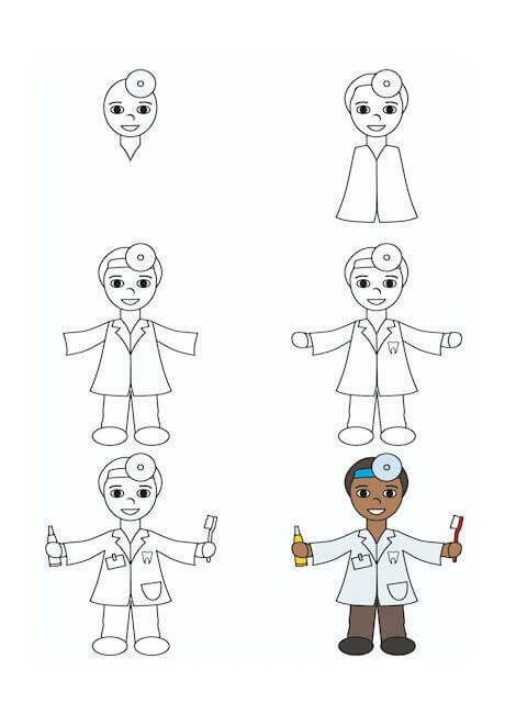 How to draw Doctor idea (8)