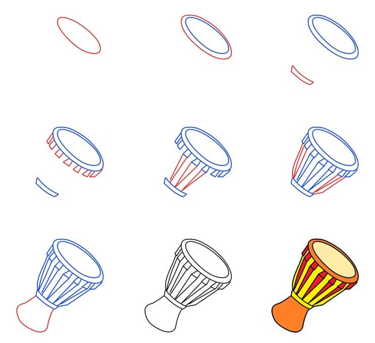 Drum idea (10) Drawing Ideas