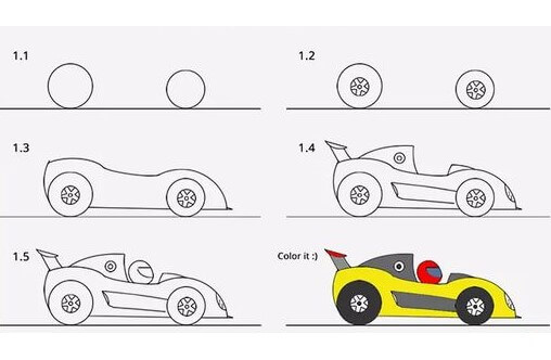 F1 racing car idea (3) Drawing Ideas