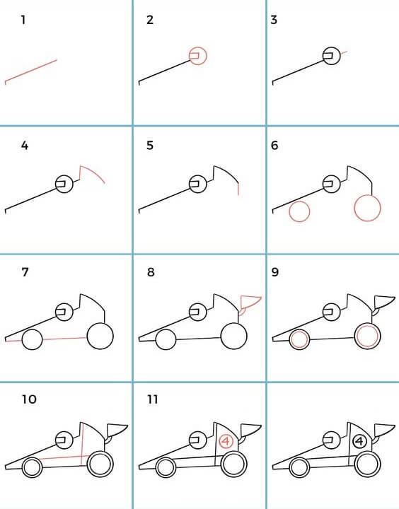 F1 racing car idea (5) Drawing Ideas