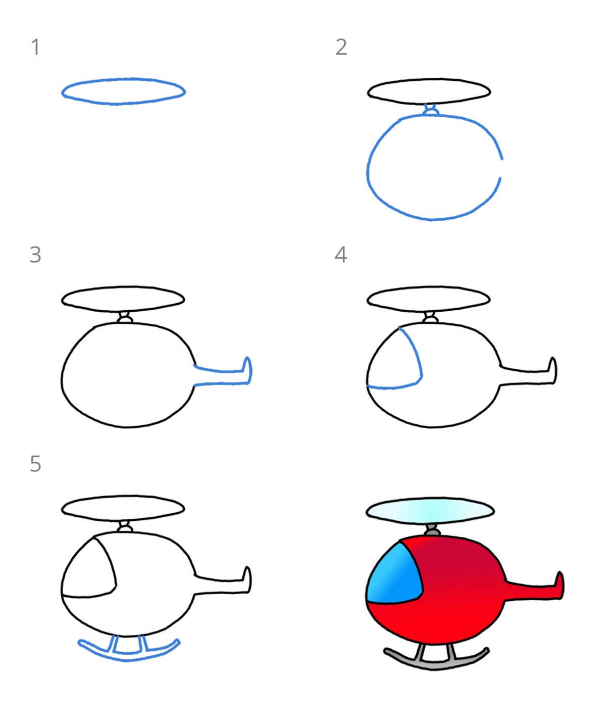 How to draw Helicopter idea (17)