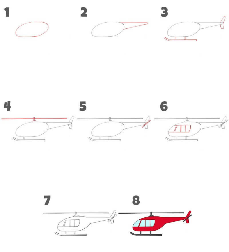 How to draw Helicopter idea (18)