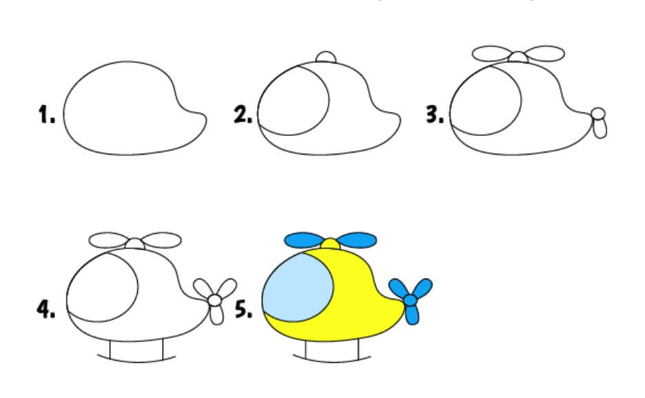 How to draw Helicopter idea (21)