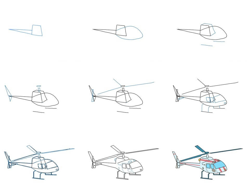 Helicopter idea (26) Drawing Ideas