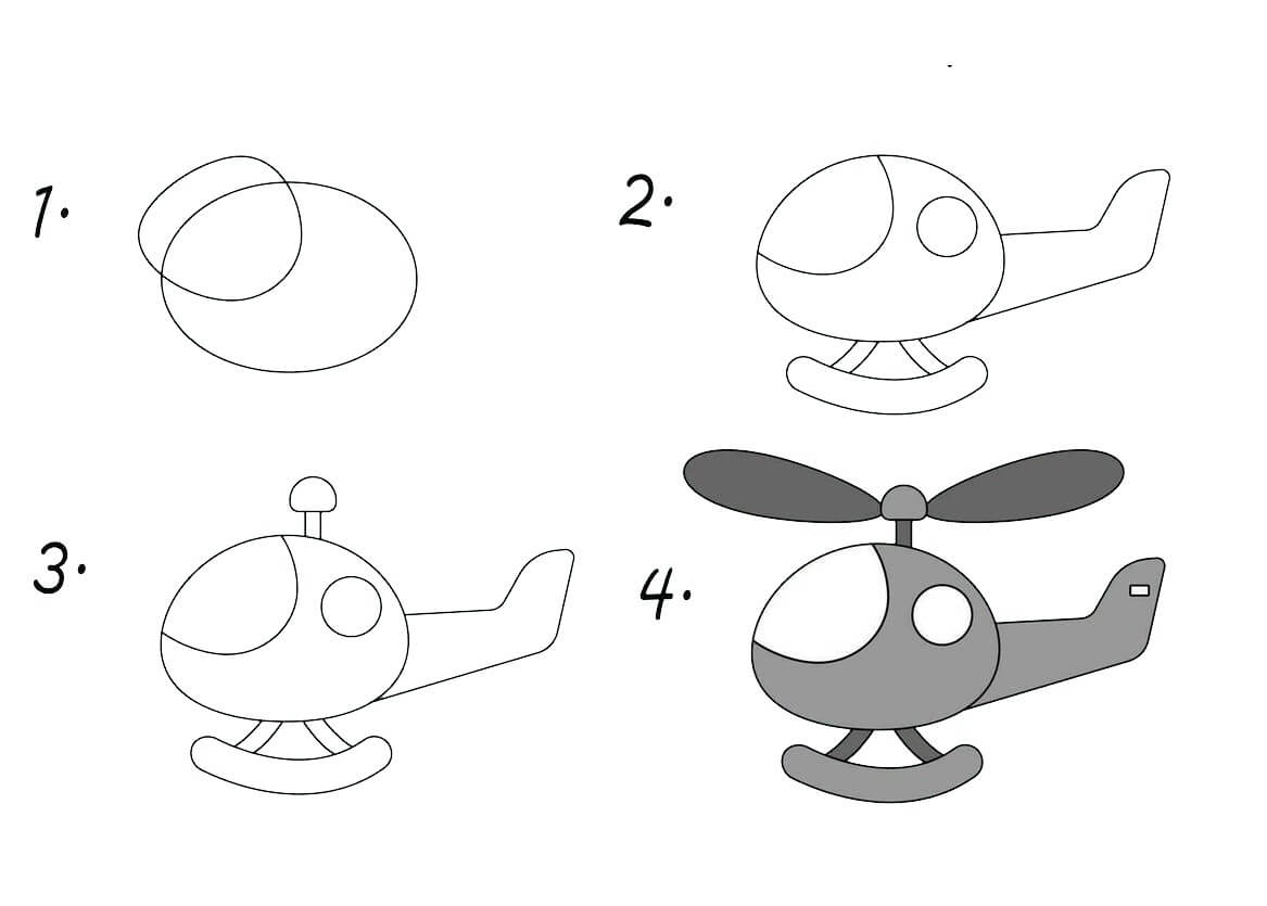 How to draw Helicopter idea (30)