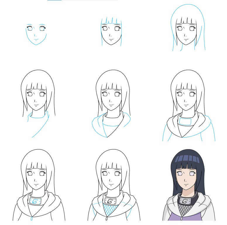 Hinata (2) Drawing Ideas