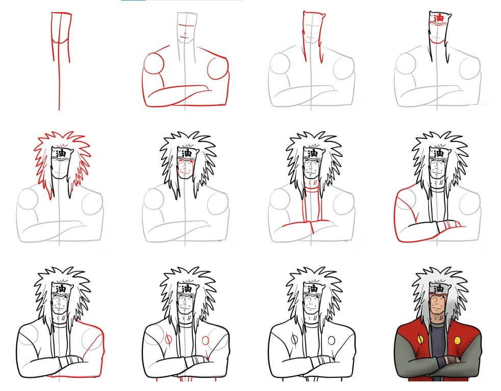 Jiraiya (1) Drawing Ideas