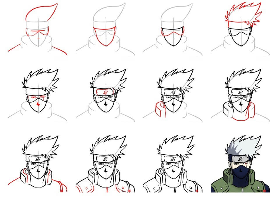 Kakashi Drawing Ideas