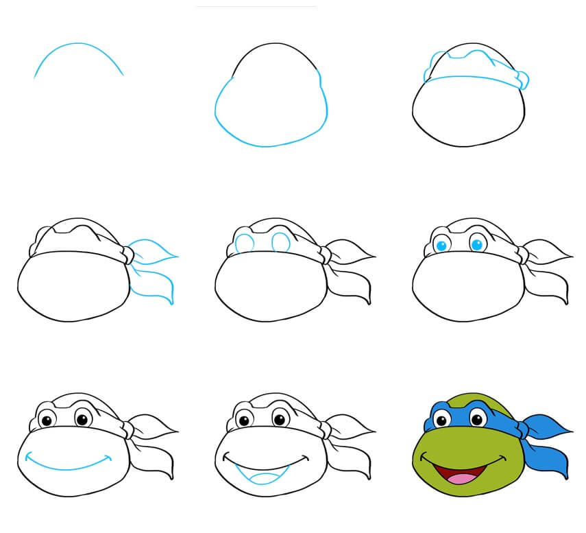 Ninja turtle (9) Drawing Ideas