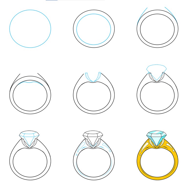 How to draw Ring idea (11)