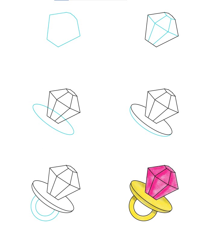 How to draw Ring idea (12)