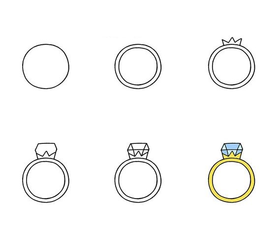 How to draw Ring idea (3)