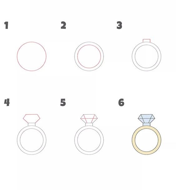 How to draw Ring idea (4)