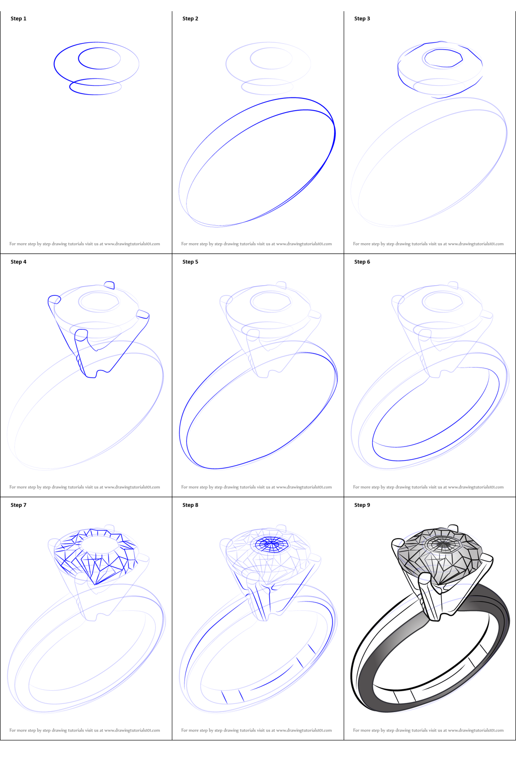 How to draw Simple ring