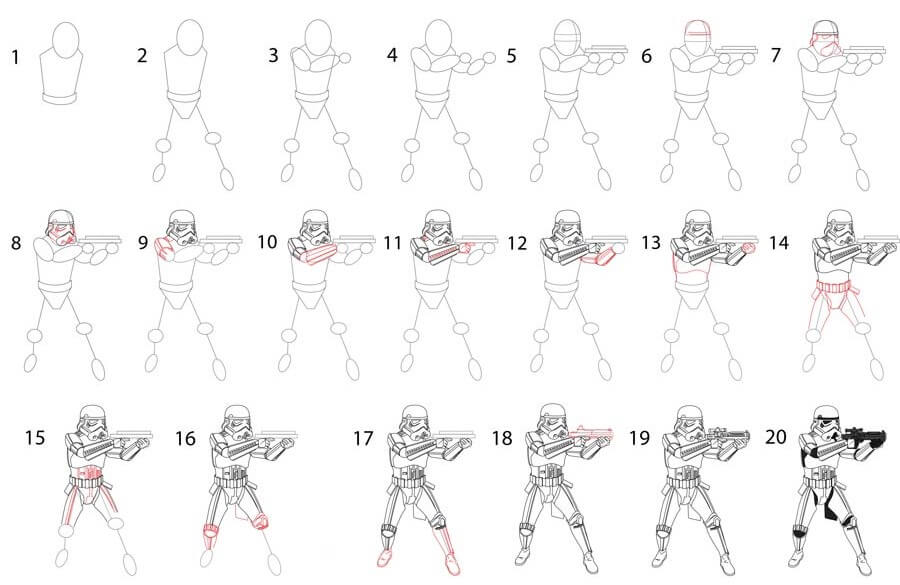 Stormtrooper idea (4) Drawing Ideas