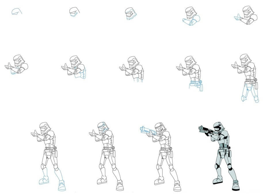 How to draw Stormtrooper idea (7)