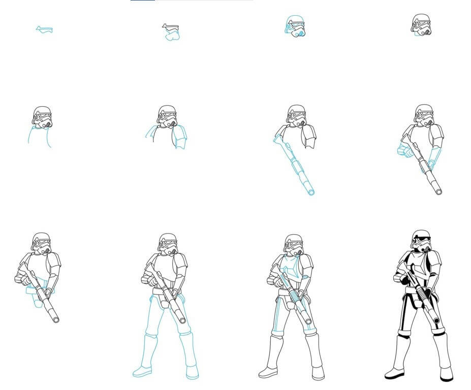 How to draw Stormtrooper idea (8)